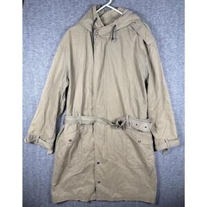 Regulation Avirex Officers Field Trench Coat Made USA Vintage Lined Men’s Large
